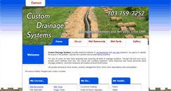 Desktop Screenshot of customdrainage.com